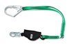 MSA VSERIES 2M SINGLE LEG WEBBING SHOCK ABSORBING LANYARD W ADJUSTABLE STEEL SNAPHOOK