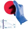 ISENSE BLUE NITRILE DISPOSABLE GLOVES BOX100
