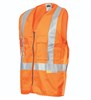 DNC VEST COTTON SAFETY DAYNIGHT CROSS BACK
