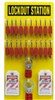 20LOCK BOARD WITH BRADY SAFETY PADLOCKS