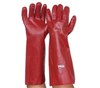 GLOVES PVC RED 45CM