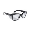 BOLLE STKS 410 PLATINUM SAFETY GLASSES CLEAR LENS WITH BLACK GLOSS FRAME
