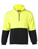 AIW HI VIS 2 TONE POLAR FLEECE HALF ZIP PULLOVER