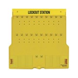 LOCKOUT 20 PADLOCK STATION WITH COVER UNFILLED