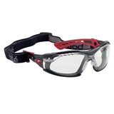 BOLLE RUSH SEAL PLATINUM CLEAR LENS SPEC  ASSEMBLED WITH GASKET AND STRAP