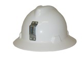 MSA V GARD FULL BRIM HARD HAT WITH LAMP 