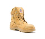 STEEL BLUE SOUTHERN CROSS ZIP SIDED COMPOSITE TOE SCUFF SAFETY BOOT