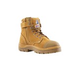 STEEL BLUE ARGYLE ZIP SIDED COMPOSITE TOE SCUFF SAFETY BOOT