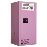 PRATT CORROSIVE SUBSTANCE STORAGE CABINET METAL 60L  1 DOOR 2 SHELVES