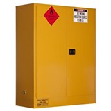 PRATT FLAMMABLE LIQUID STORAGE CABINET 350L 2 DOOR 3 SHELF