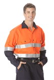 WESTEX FLAME RETARDANT HI VIS TAPED SHIR
