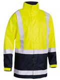 BISLEY TAPED HI VIS RAIN SHELL JACKET