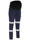 BISLEY WOMENS TAPED STRETCH CARGO MATERNITY PANTS