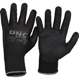 DNC HI VIS GLOVE NITRILE SANDY FINISH