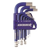 KINCROME BALL JOINT HEX KEY  WRENCH SET SHORT  9 PIECE K5143