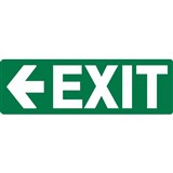 EXIT LEFT SIGN 
