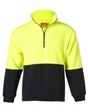 AIW HI VIS 2 TONE POLAR FLEECE HALF ZIP PULLOVER